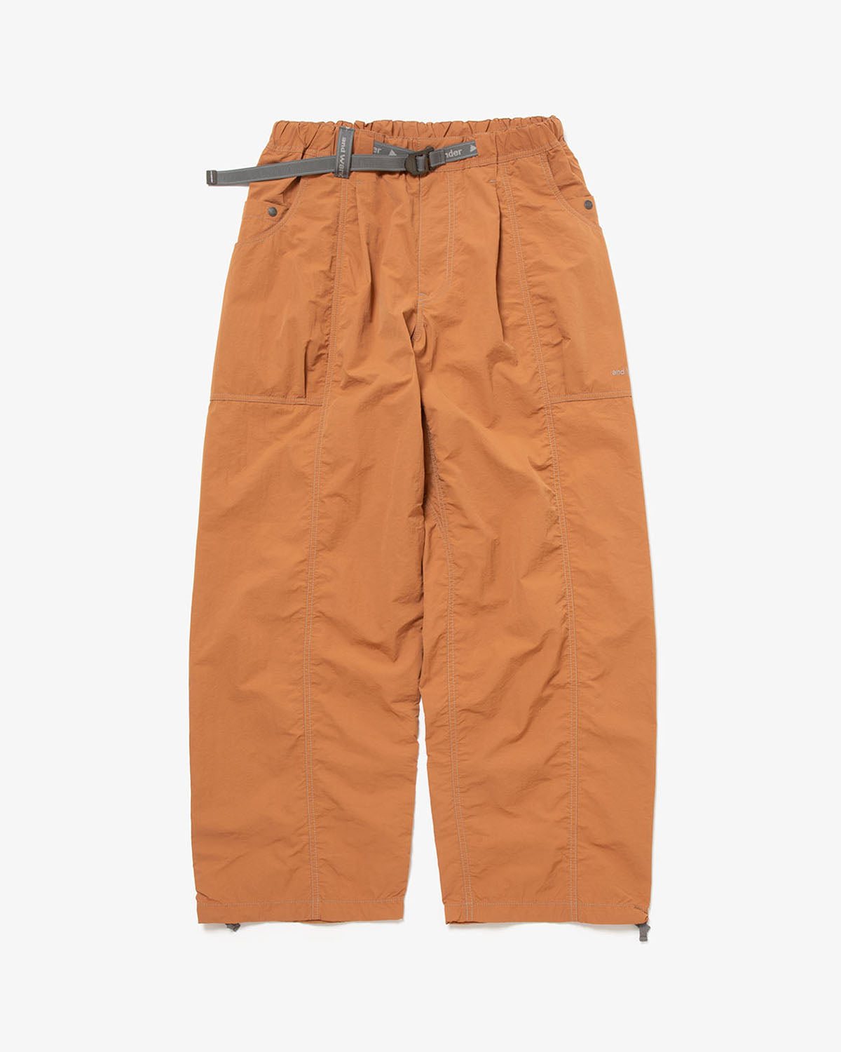 CRINKLED NYLON PANTS