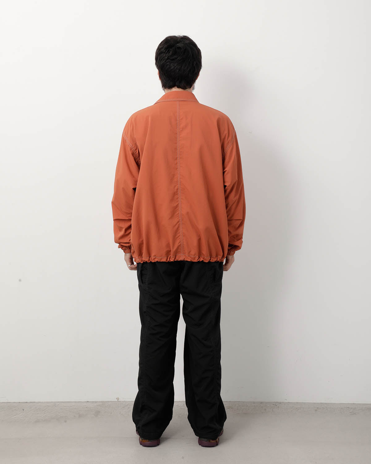 CRINKLED NYLON PANTS