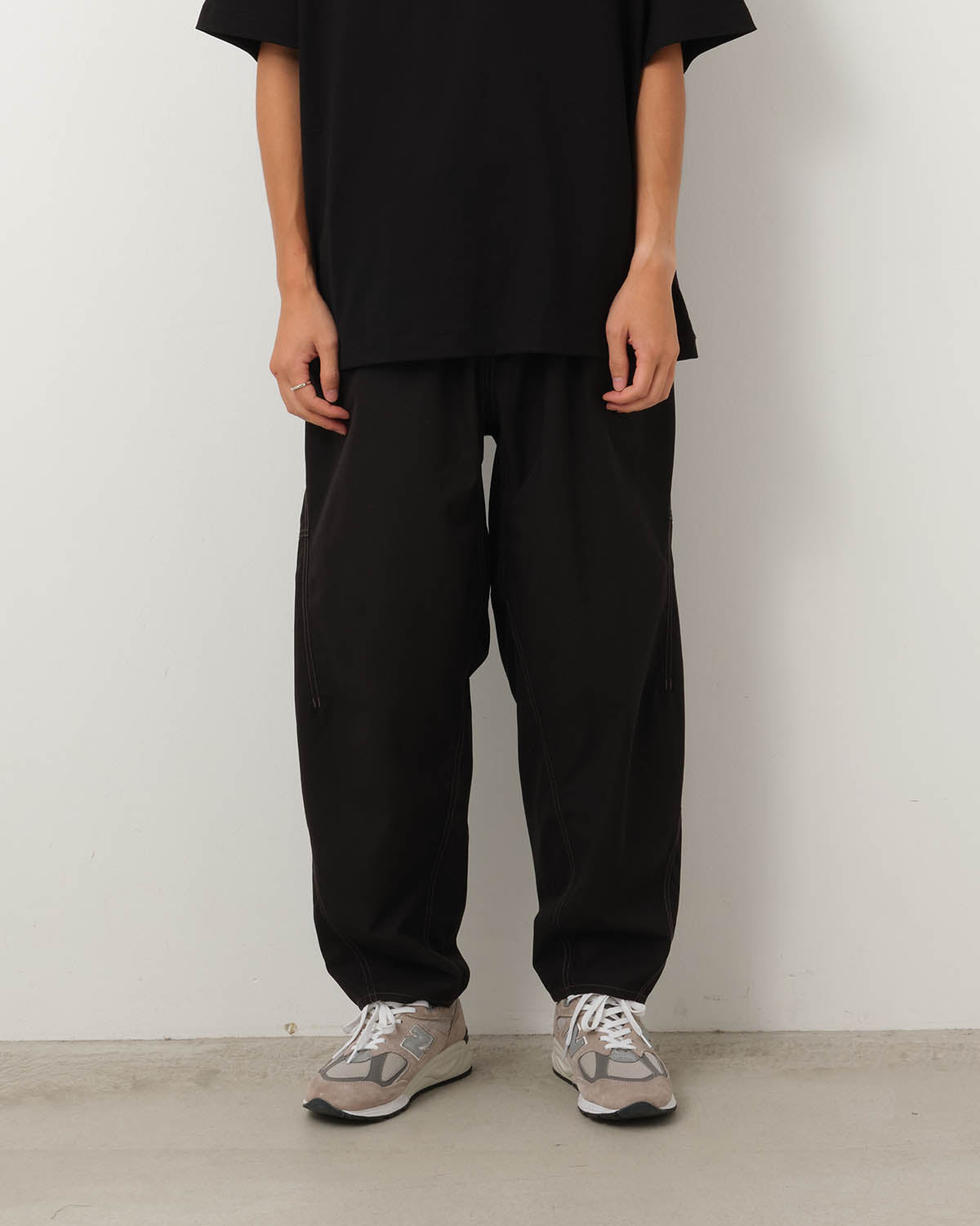HIGH COUNT CLOTH WIDE PANTS