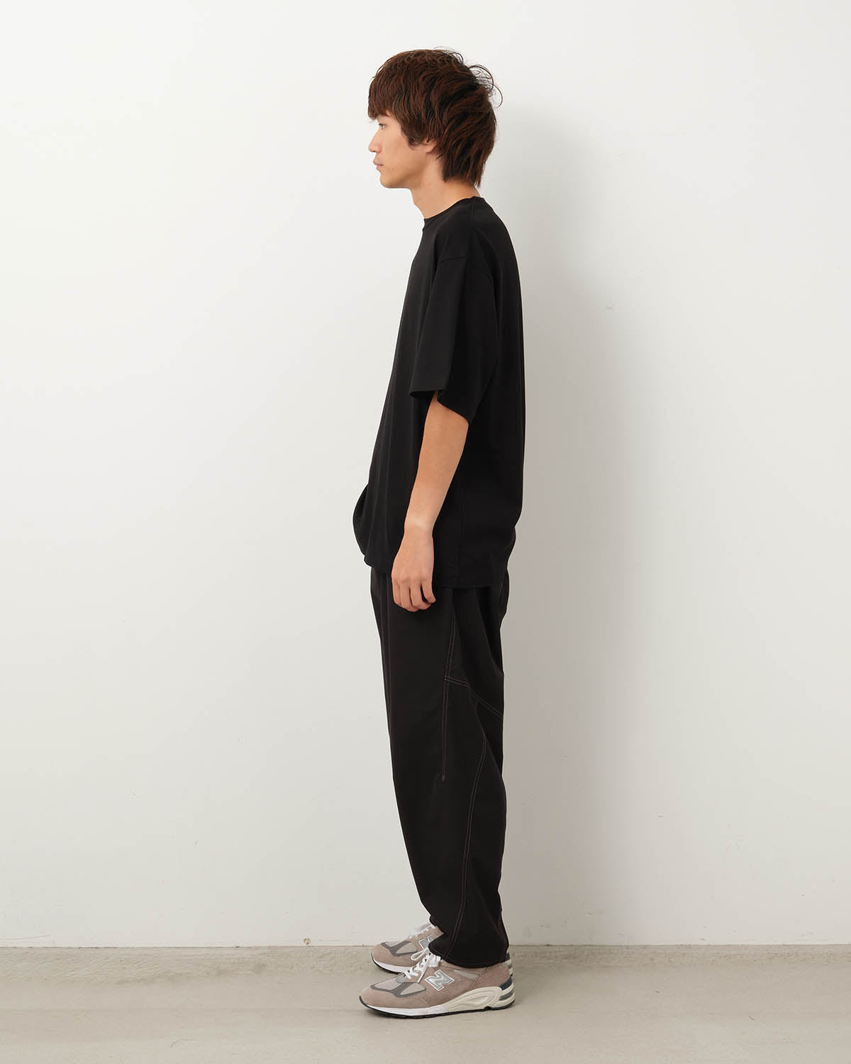 HIGH COUNT CLOTH WIDE PANTS