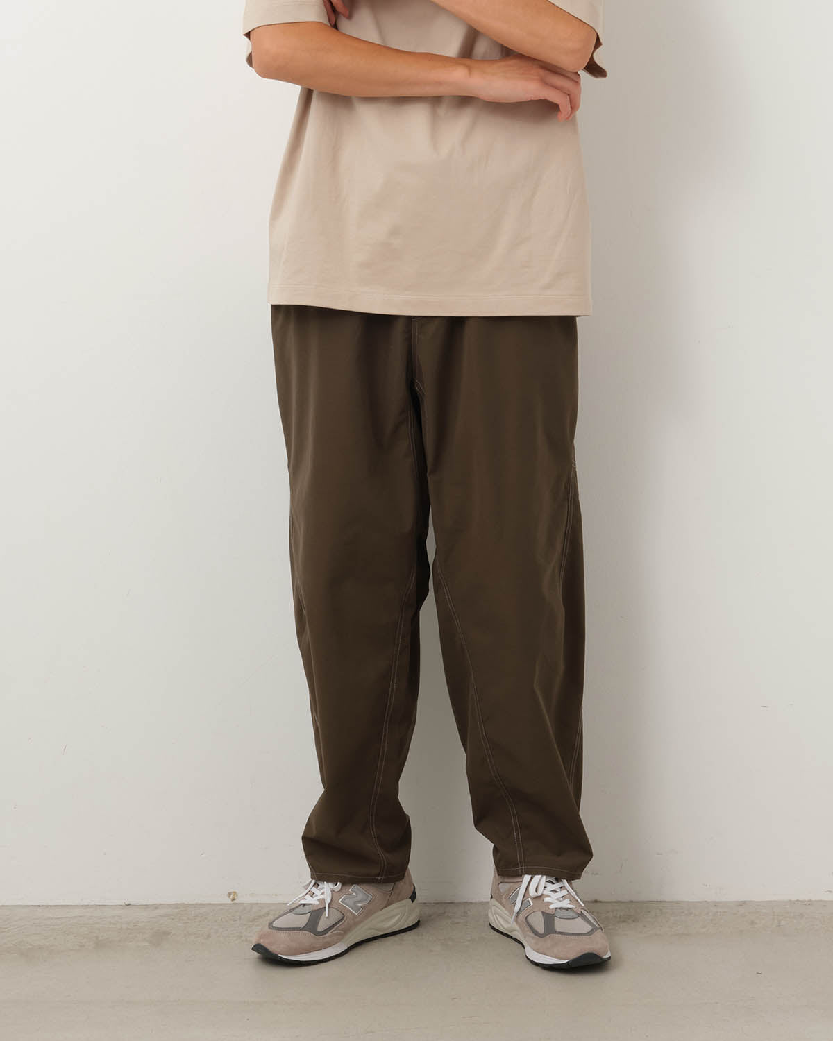 HIGH COUNT CLOTH WIDE PANTS