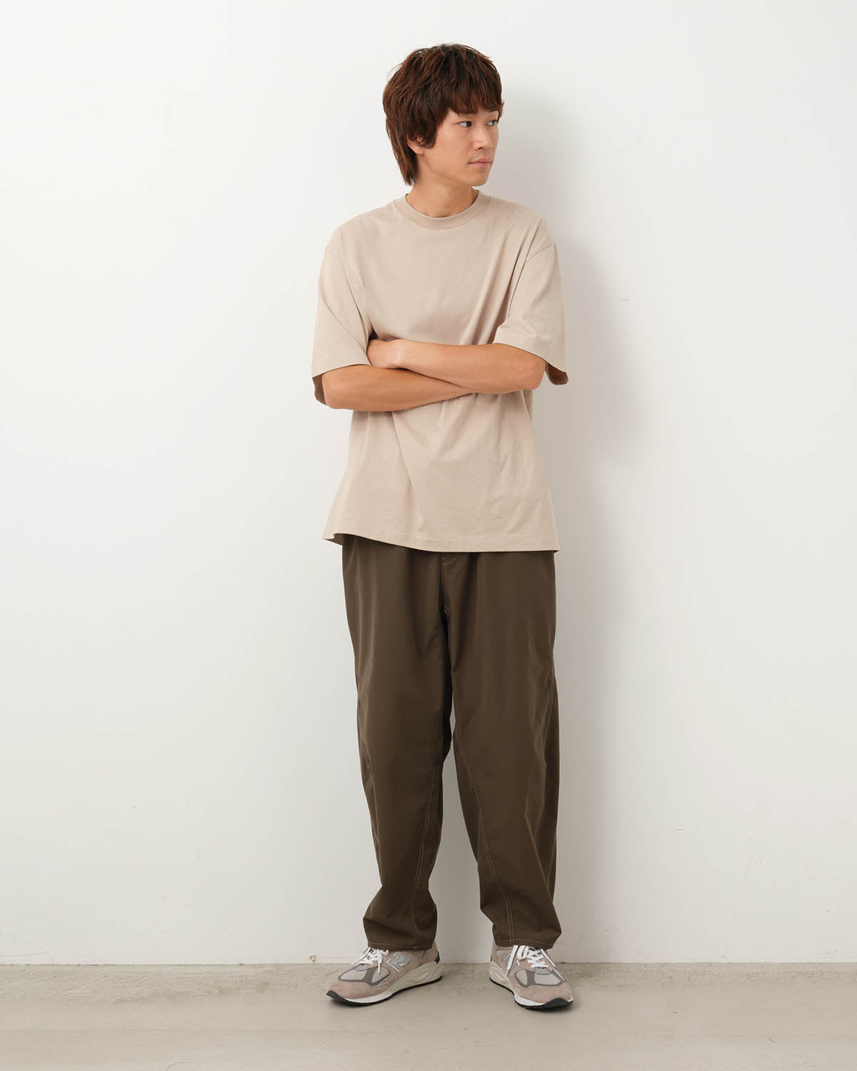 HIGH COUNT CLOTH WIDE PANTS