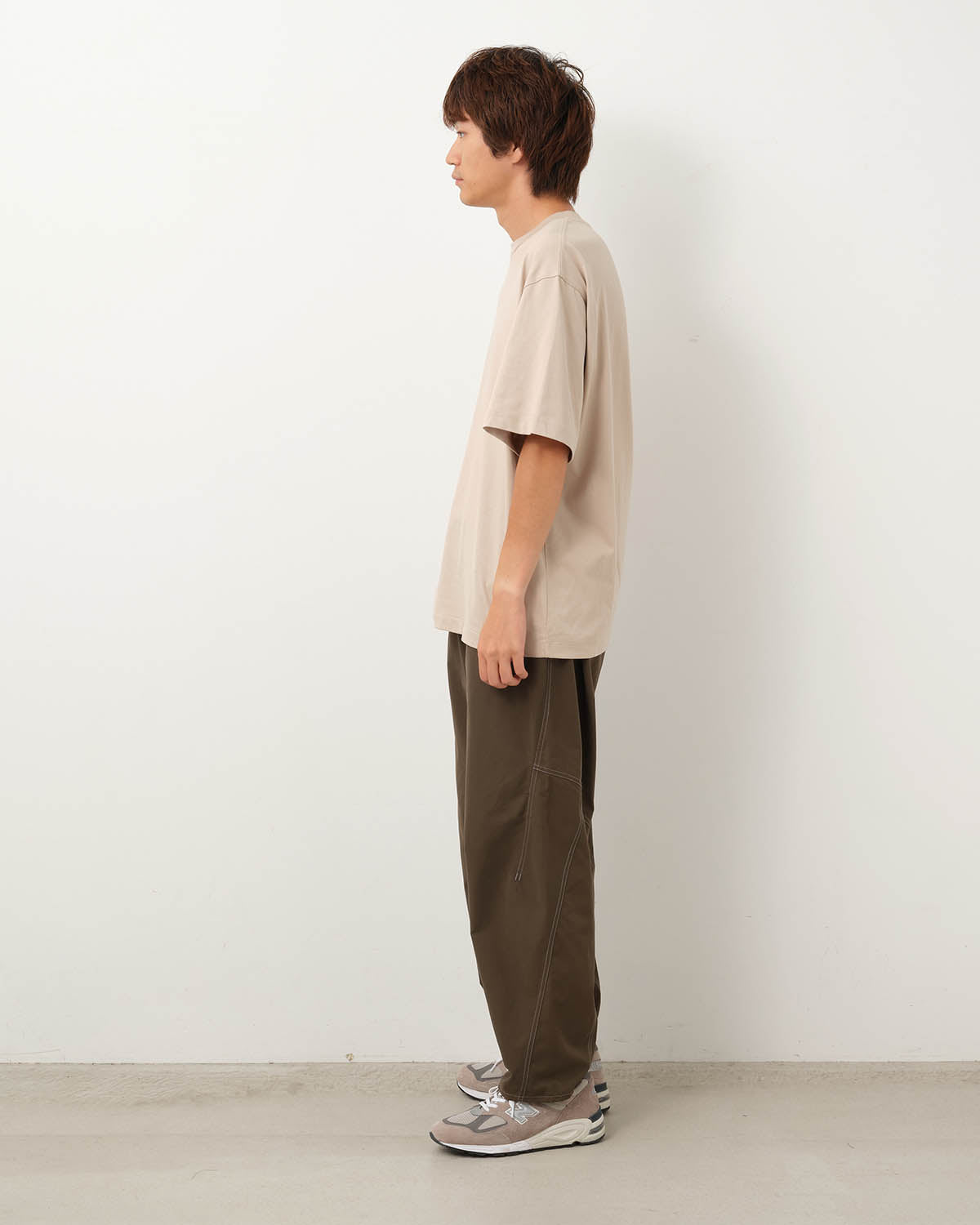 HIGH COUNT CLOTH WIDE PANTS