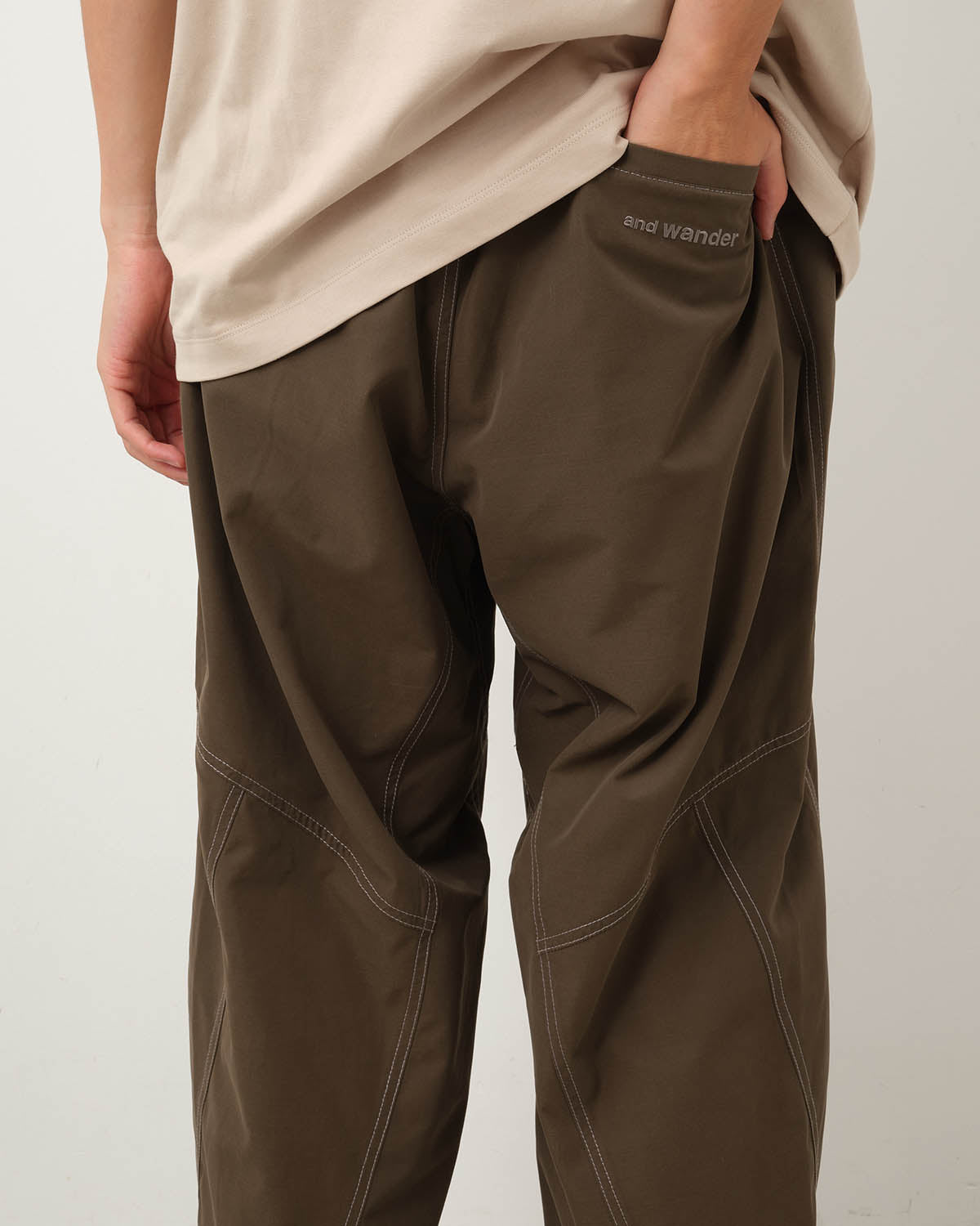 HIGH COUNT CLOTH WIDE PANTS