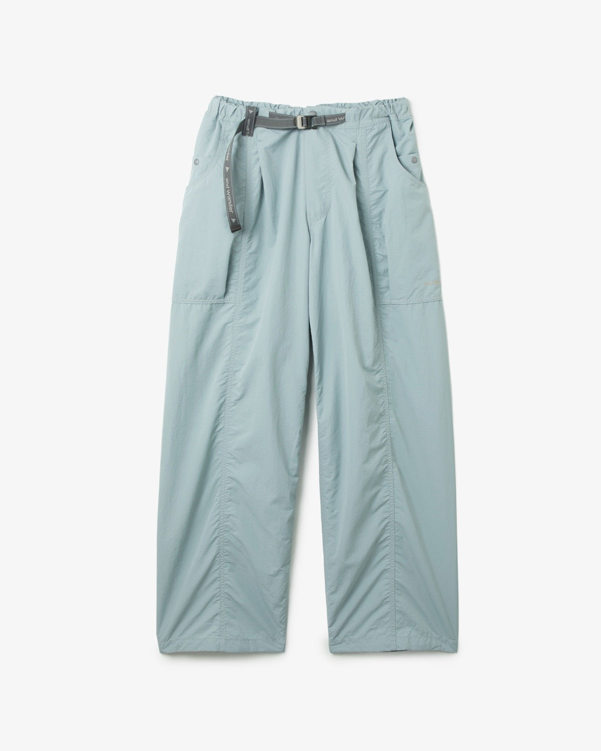 CRINKLED NYLON PANTS