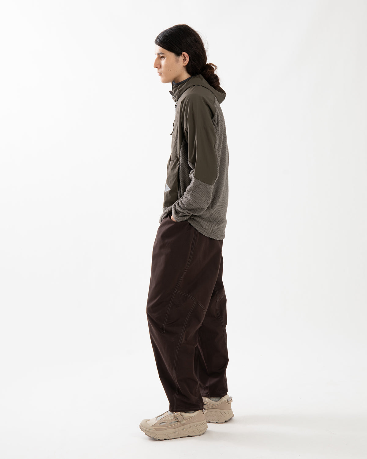 HIGH COUNT CLOTH WIDE PANTS
