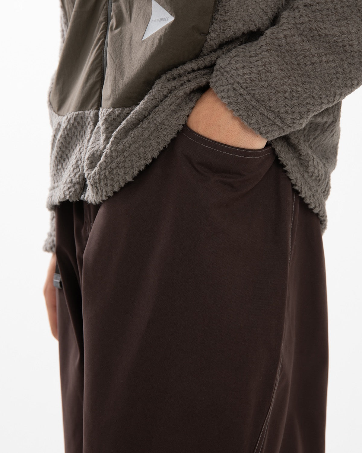 HIGH COUNT CLOTH WIDE PANTS