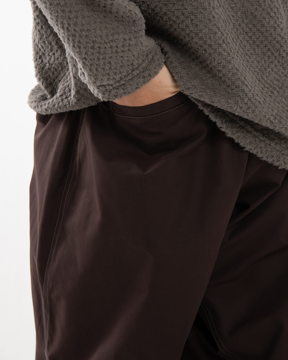 HIGH COUNT CLOTH WIDE PANTS