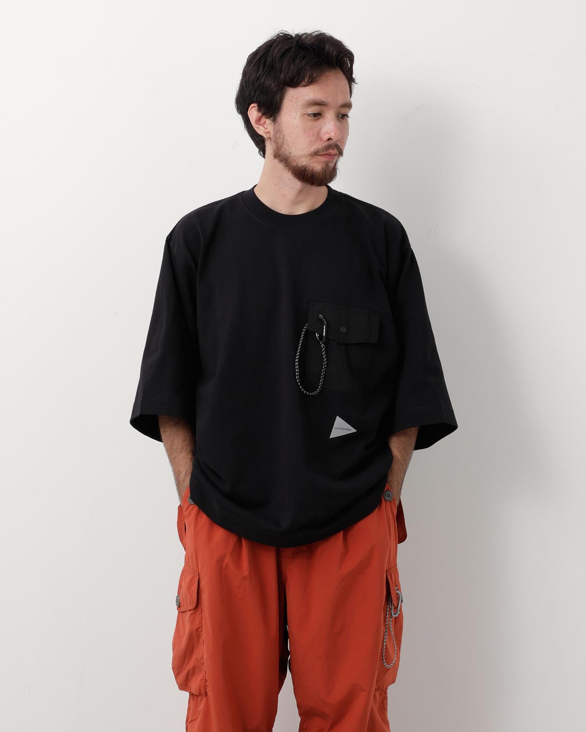 HEAVY COTTON POCKET HS TEE