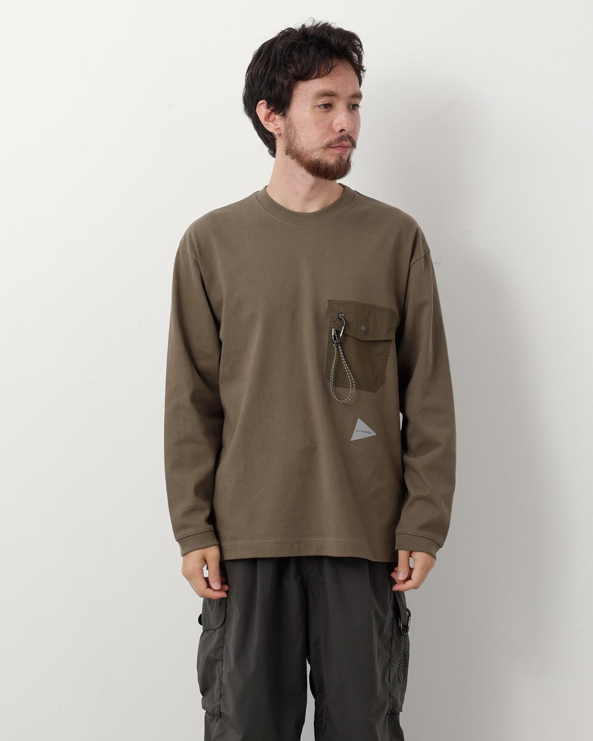 HEAVY COTTON POCKET LS TEE