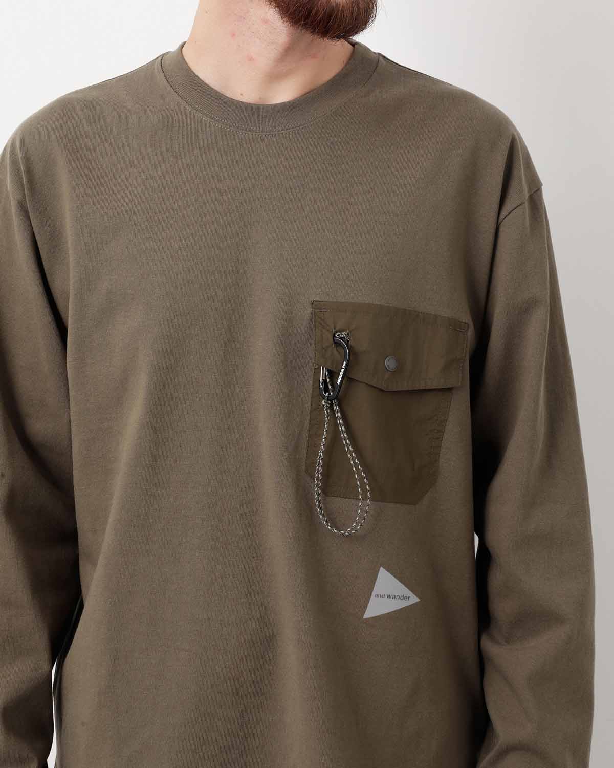 HEAVY COTTON POCKET LS TEE