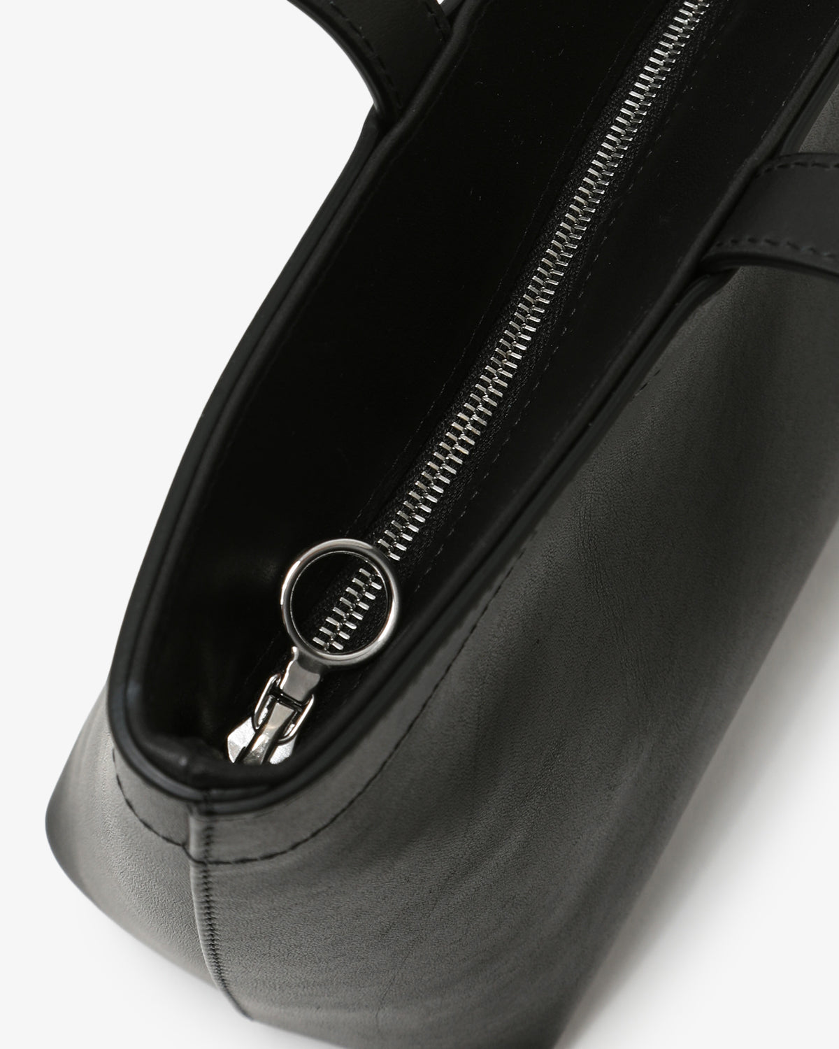 LONG HANDLE ZIPPER TOTE : S