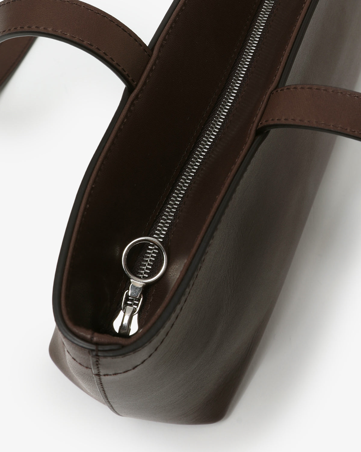 LONG HANDLE ZIPPER TOTE : S