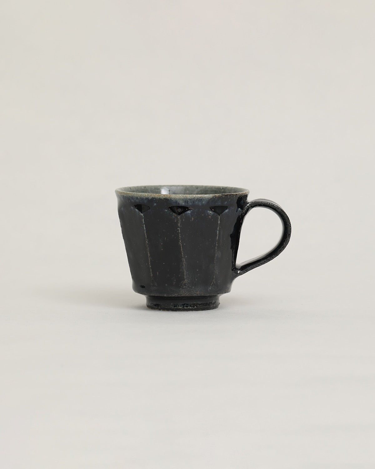 瑠璃 面取コーヒーカップ
