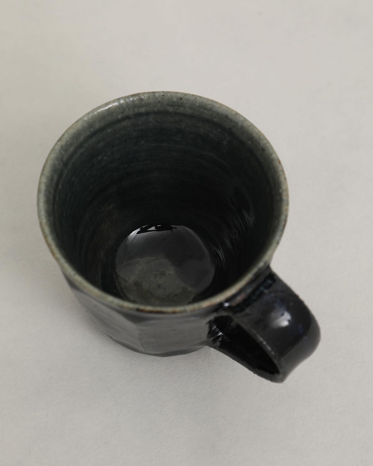 瑠璃 面取コーヒーカップ
