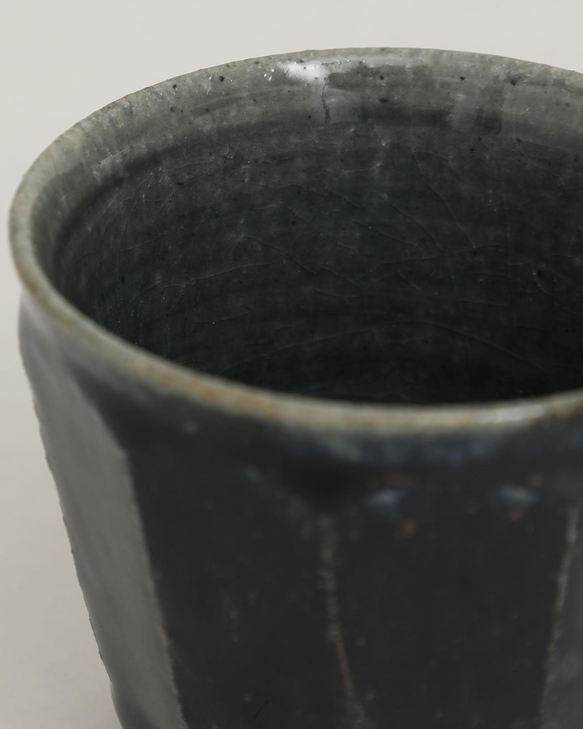 瑠璃 面取コーヒーカップ