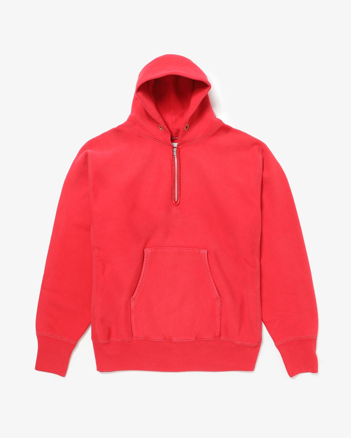 VINTAGE HALF ZIP SWEAT HOODIE