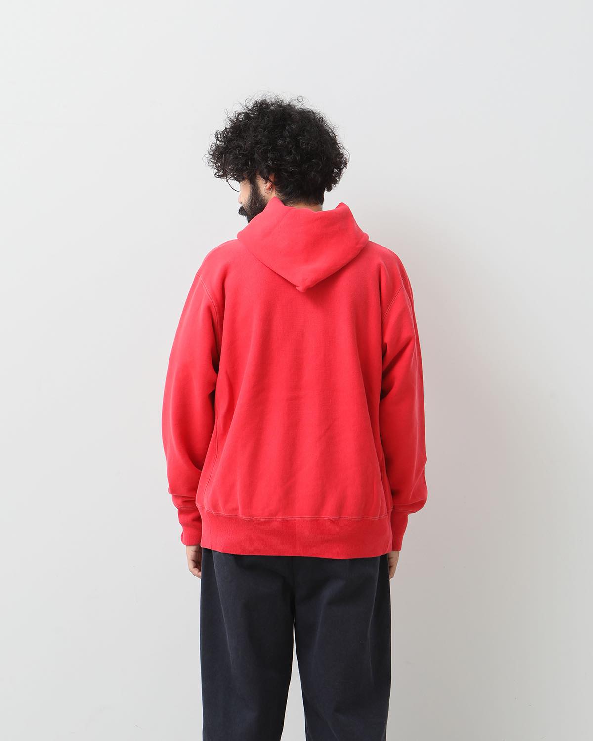 VINTAGE HALF ZIP SWEAT HOODIE