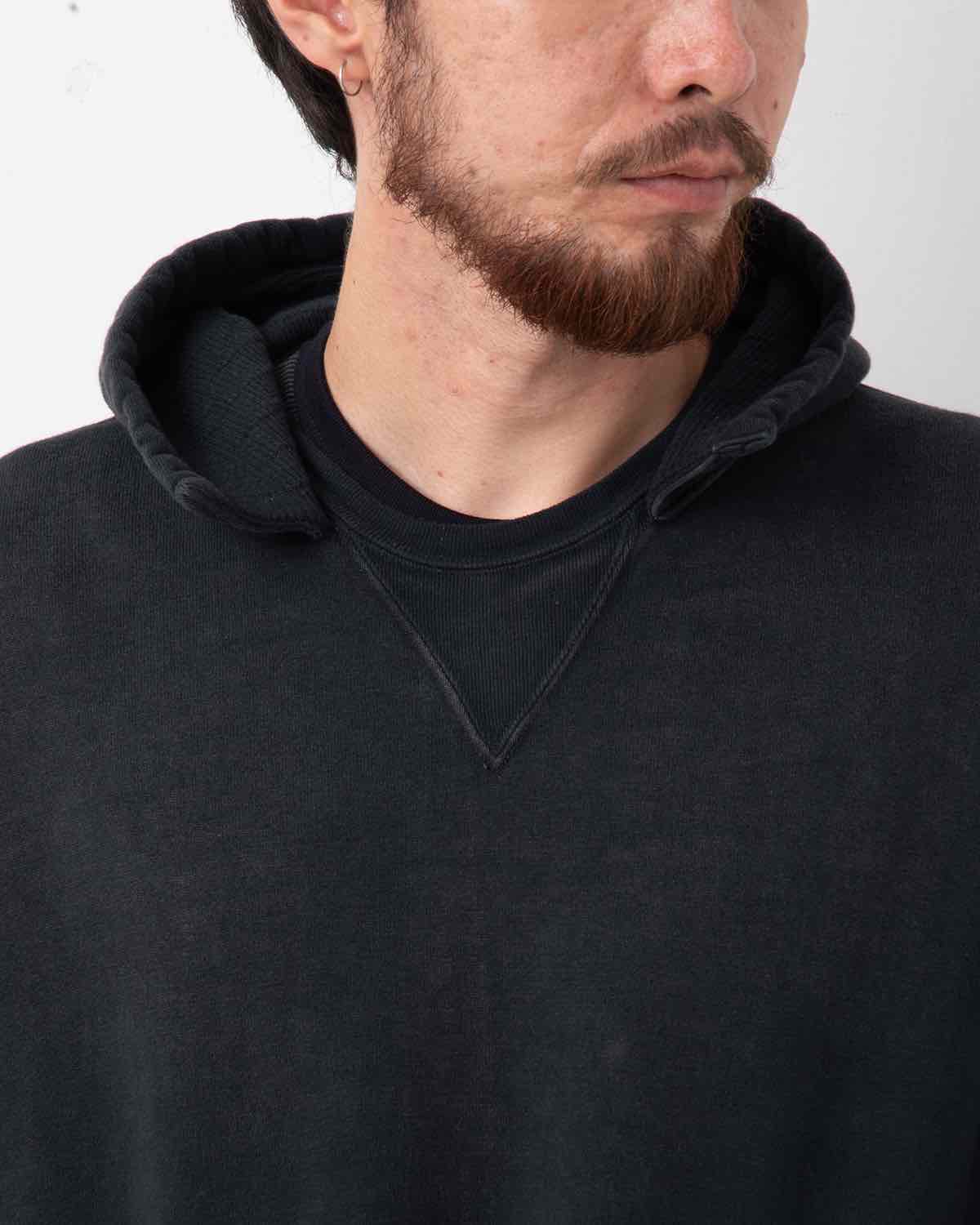 VINTAGE ATTACHED HOOD SWEAT PARKA