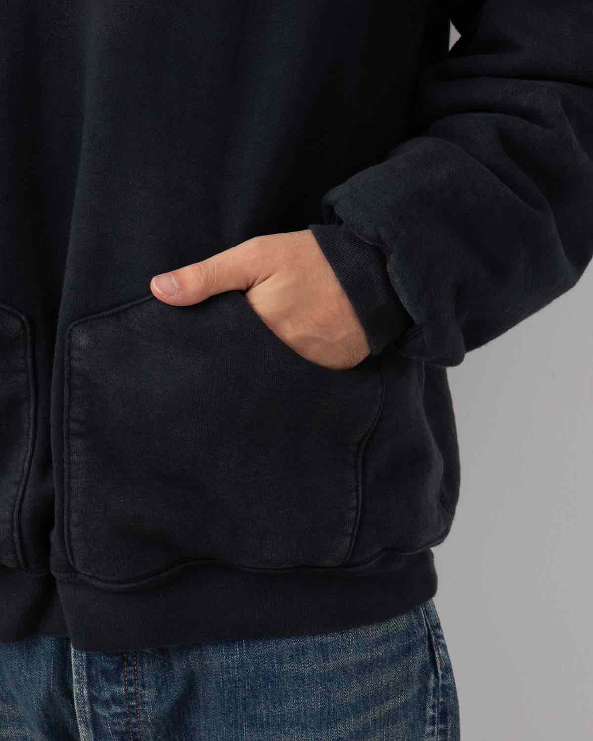 VINTAGE ATTACHED HOOD SWEAT PARKA