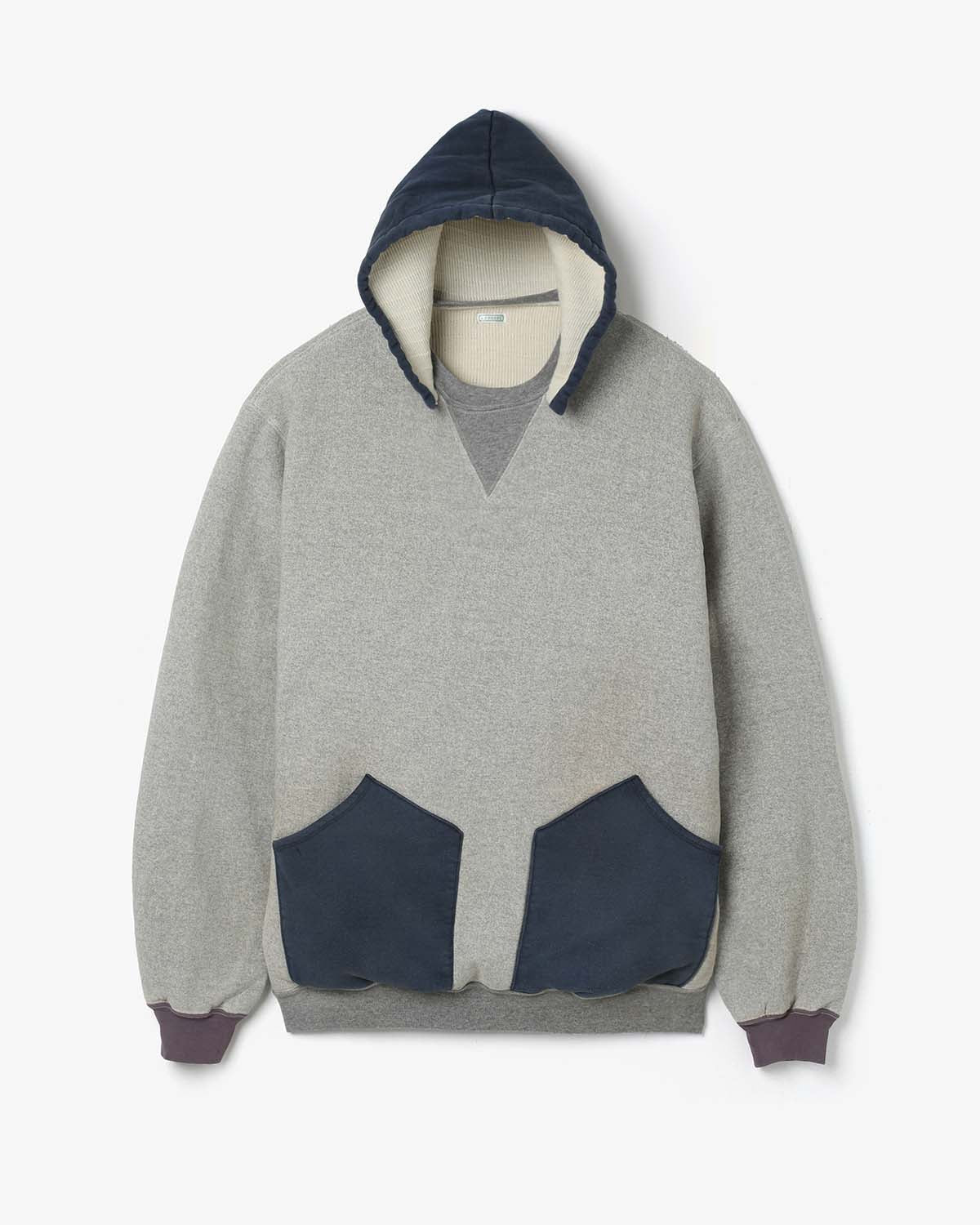 VINTAGE ATTACHED HOOD SWEAT PARKA