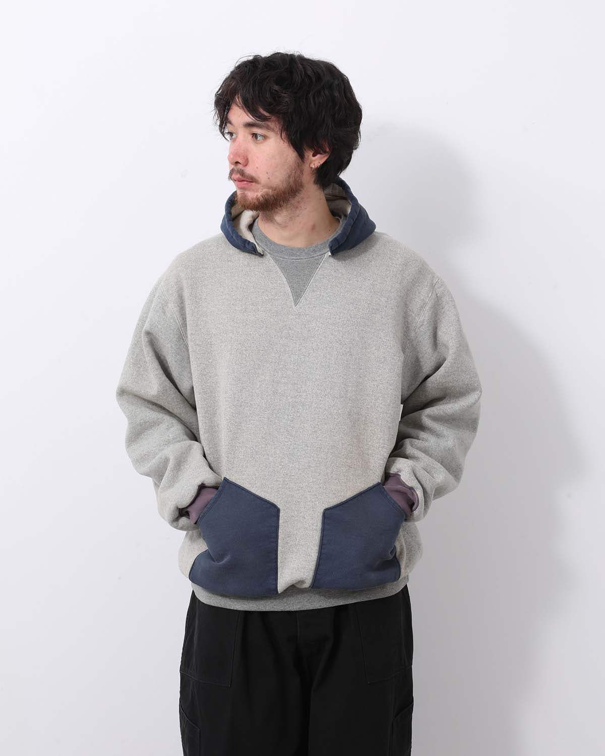 VINTAGE ATTACHED HOOD SWEAT PARKA