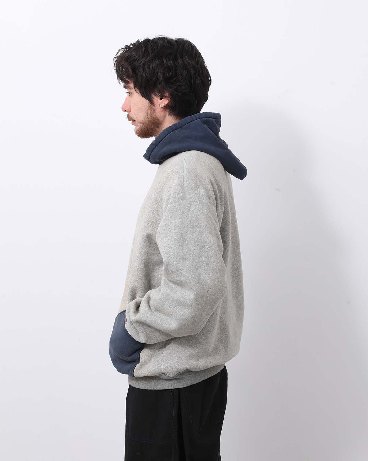 VINTAGE ATTACHED HOOD SWEAT PARKA