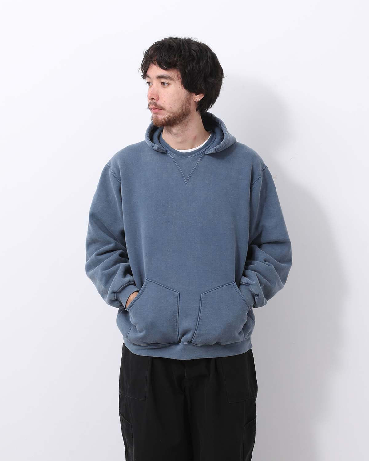 VINTAGE ATTACHED HOOD SWEAT PARKA