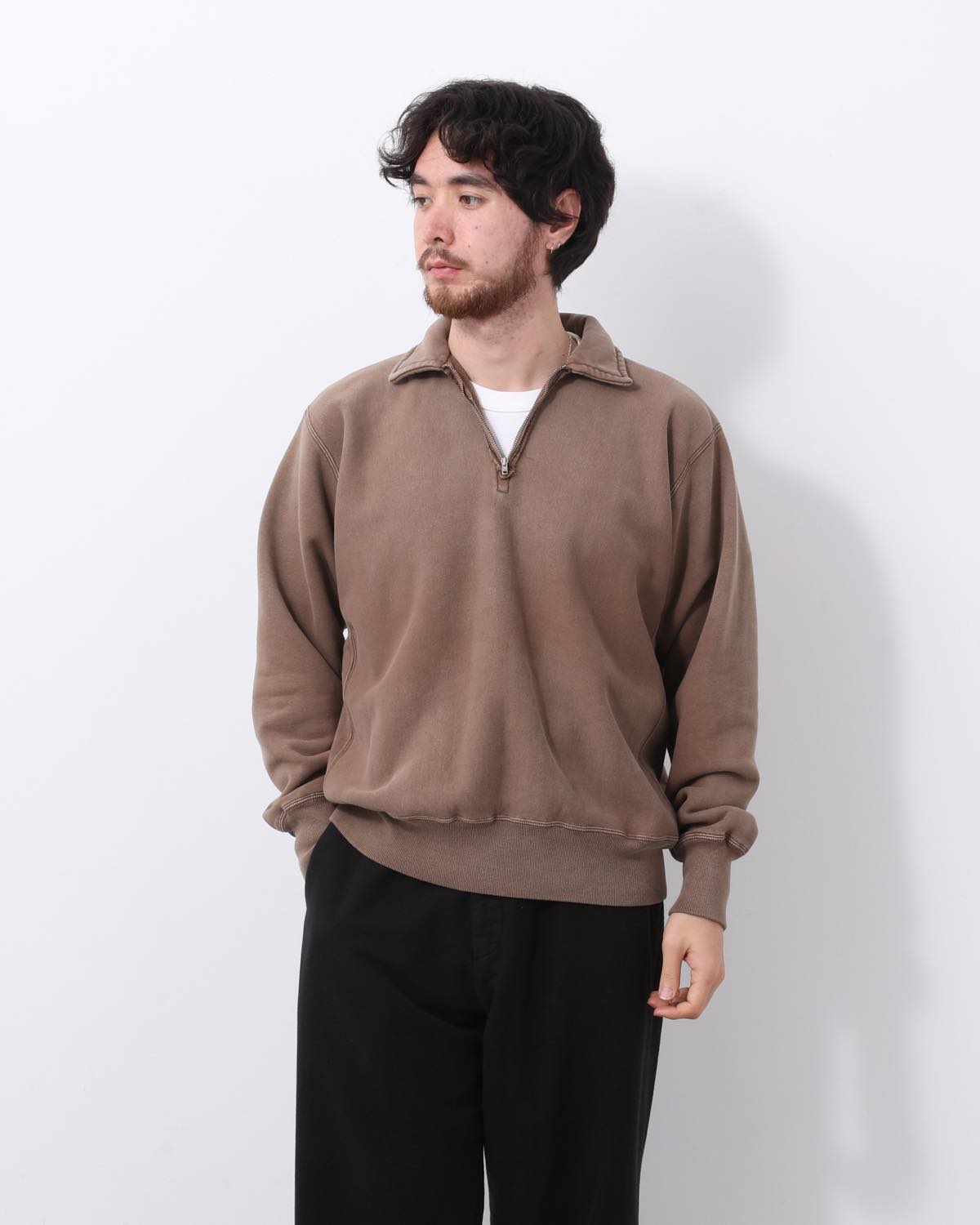 VINTAGE HALF ZIP SWEATSHIRT