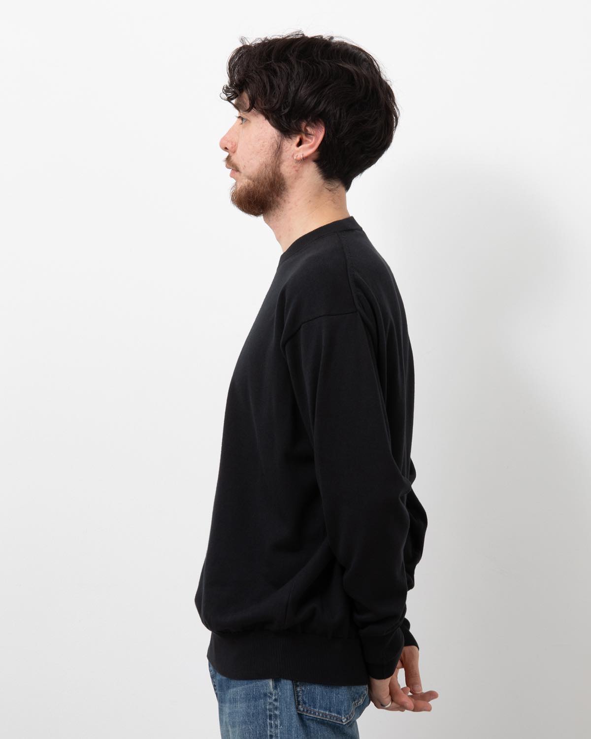 COTTON KNIT L/S T-SHIRT