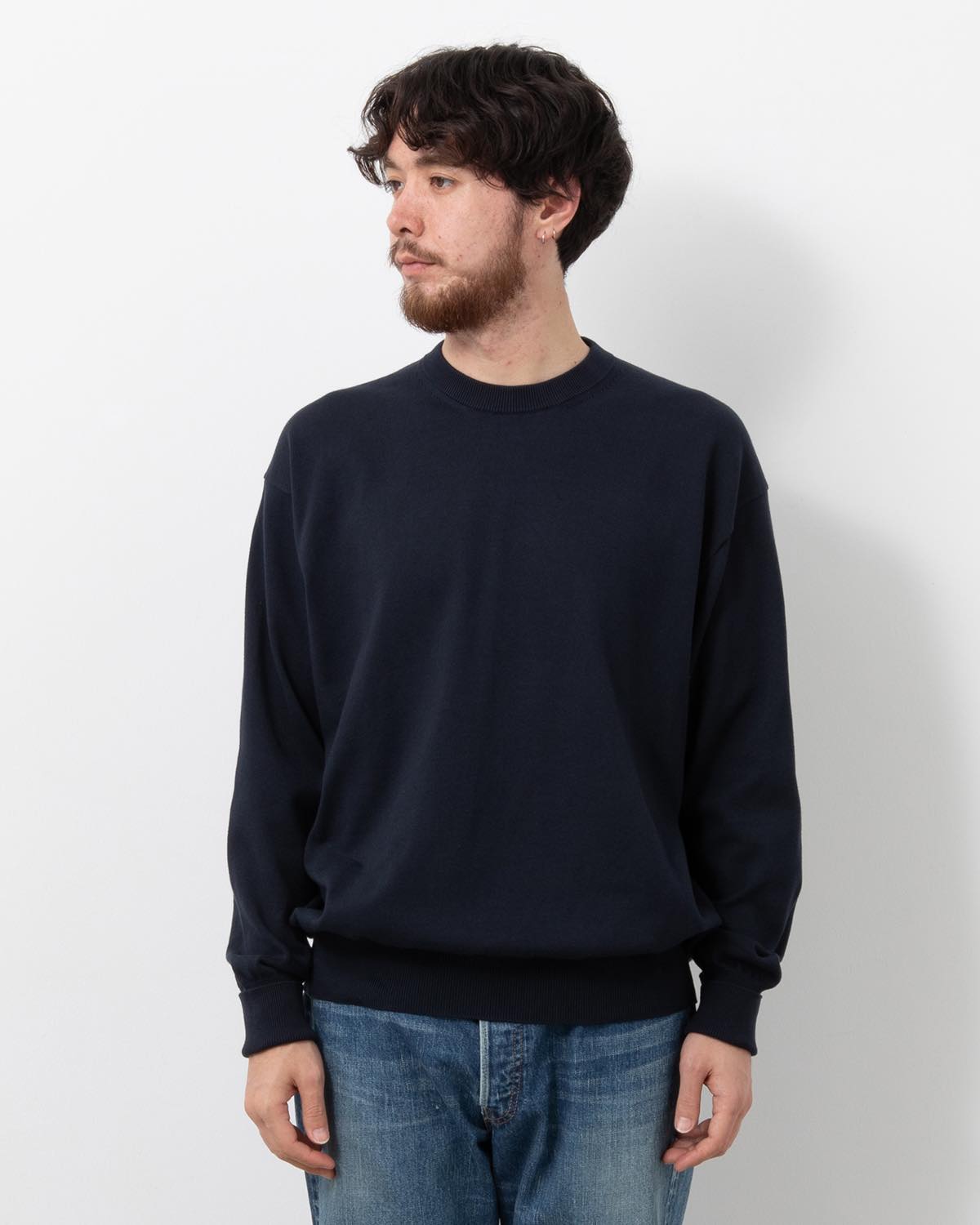 COTTON KNIT L/S T-SHIRT