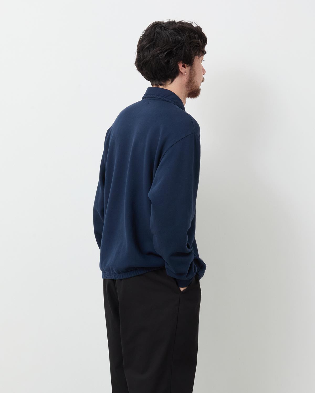 VINTAGE LIGHT WEIGHT HALF ZIP SWEATSHIRT