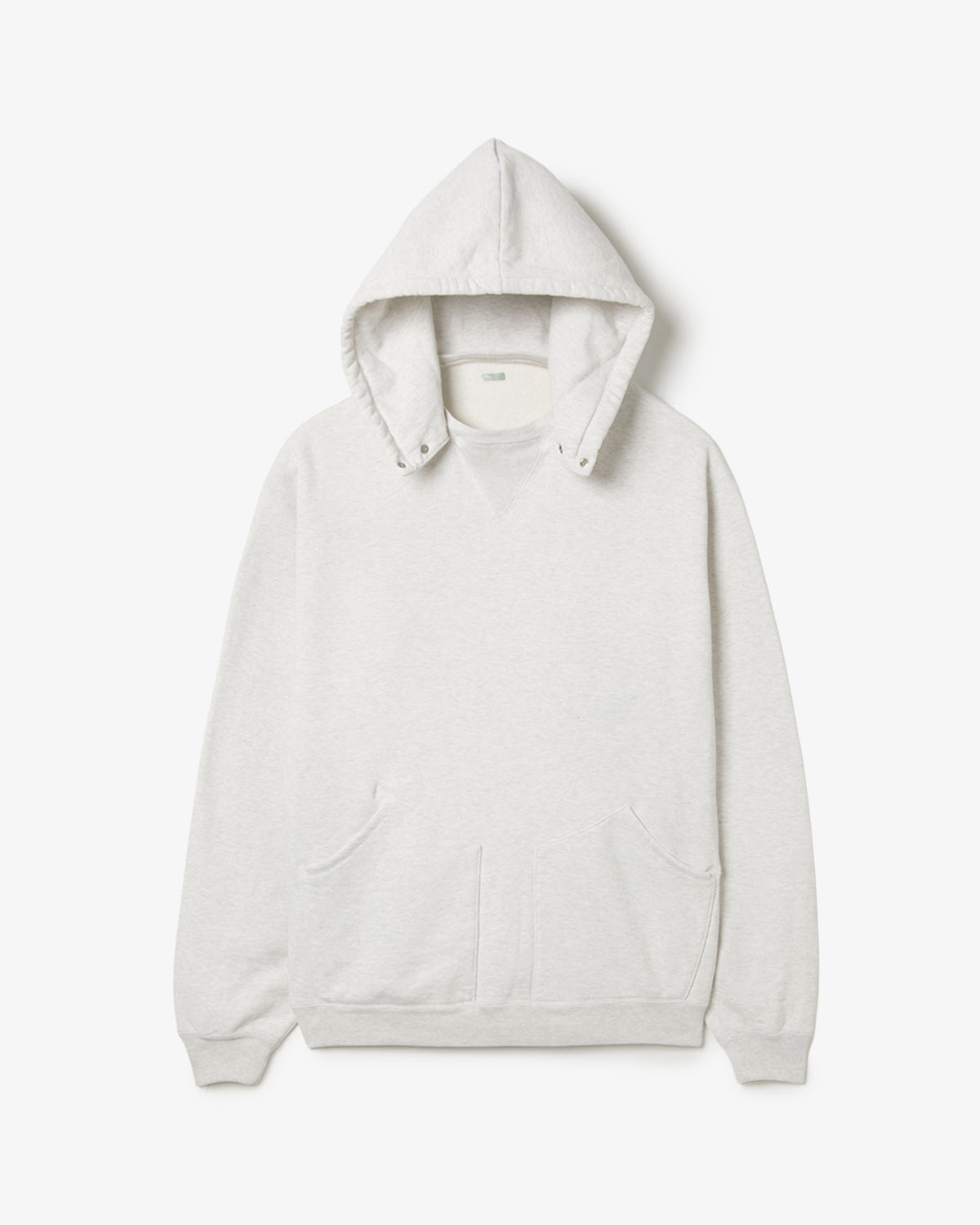 VINTAGE ATTACHED SNAP HOOD SWEAT PARKA