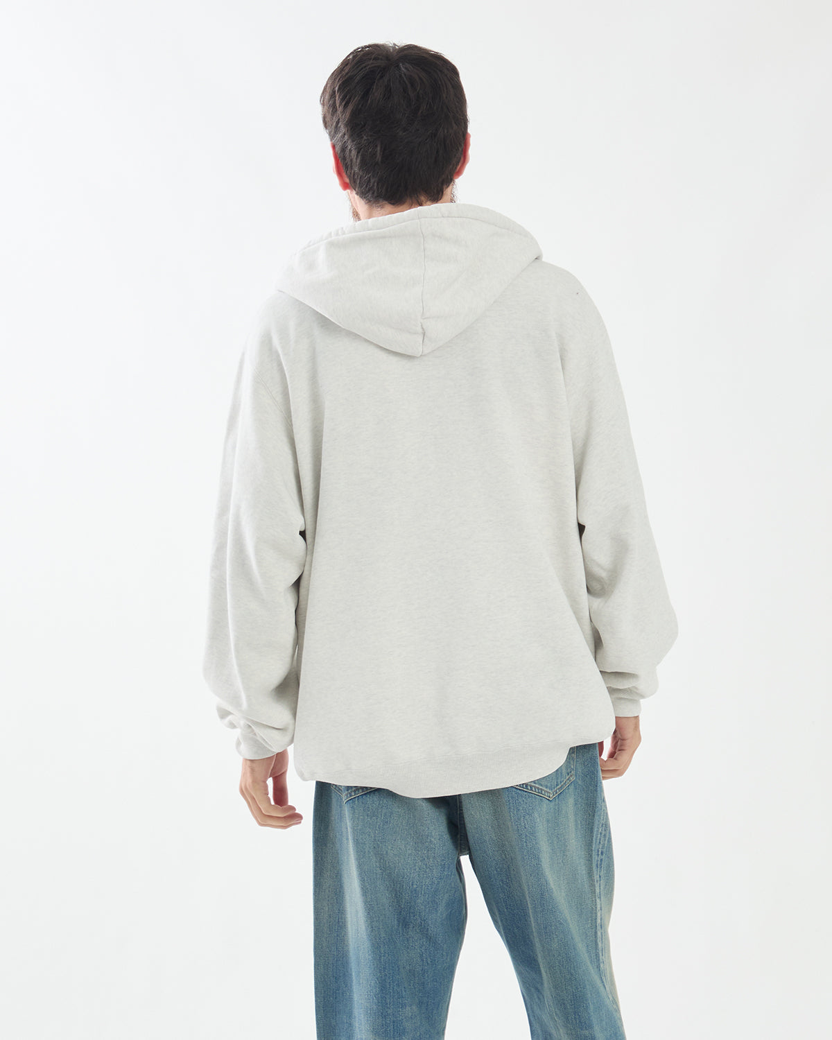 VINTAGE ATTACHED SNAP HOOD SWEAT PARKA