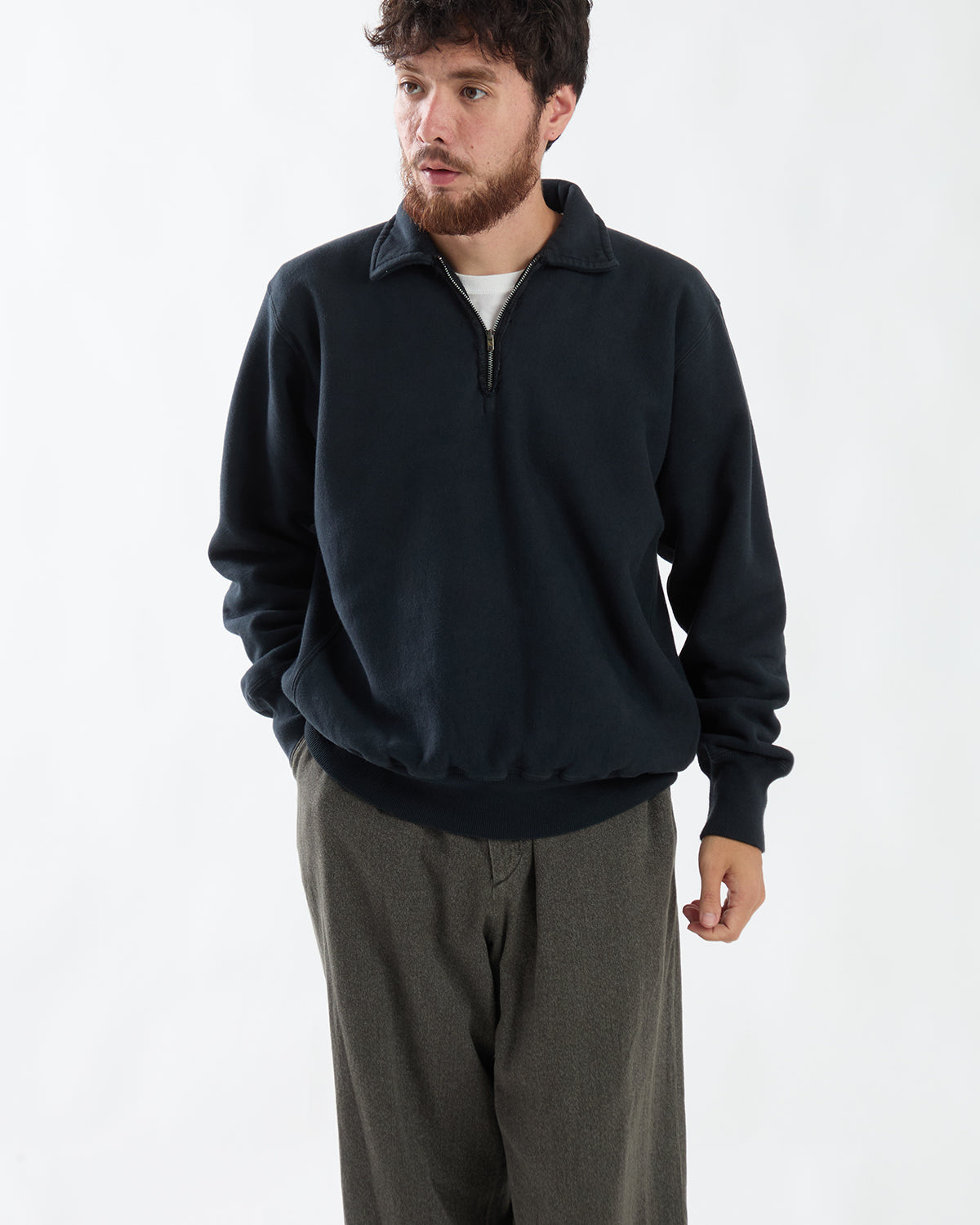 VINTAGE HALF ZIP SWEATSHIRT