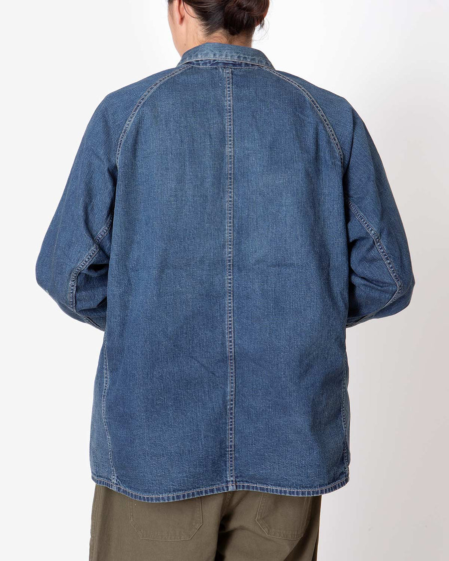 DENIM COVERALL JACKET