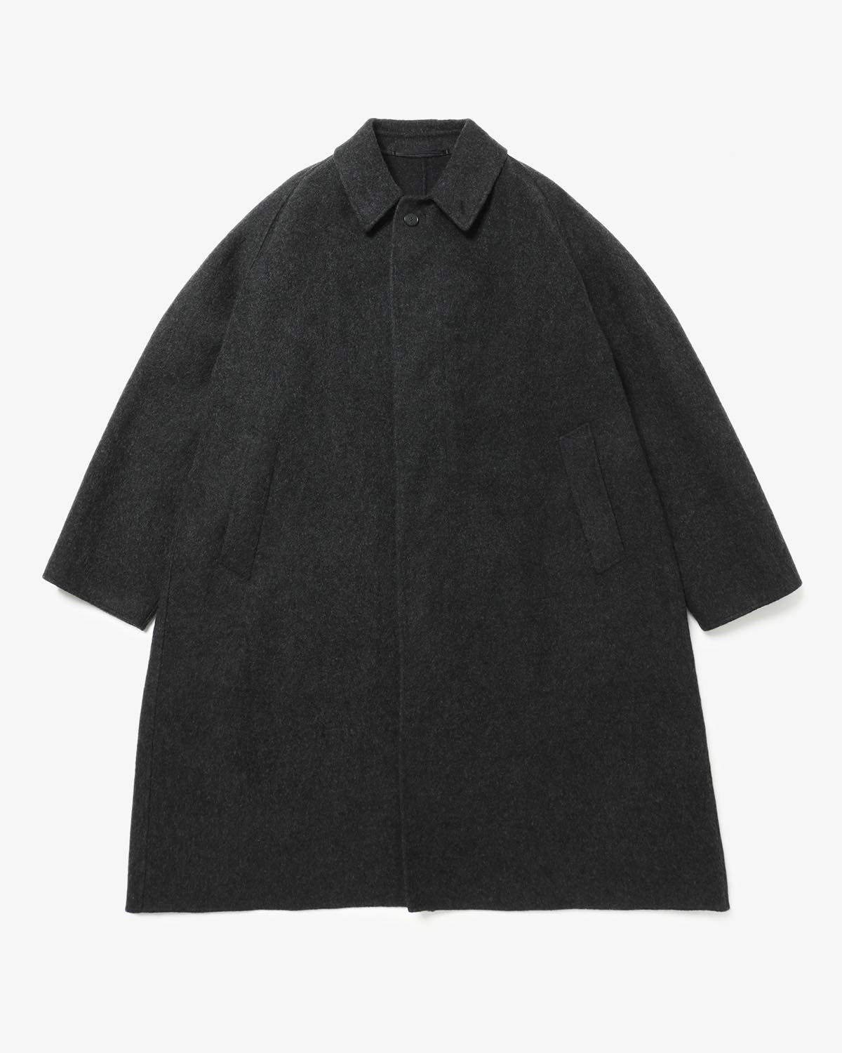 CASHMERE MELTON LONG COAT