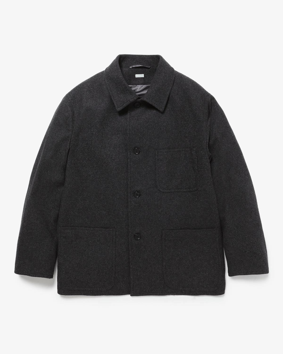 CASHMERE LIGHT FLANNEL COVERALL JACKET