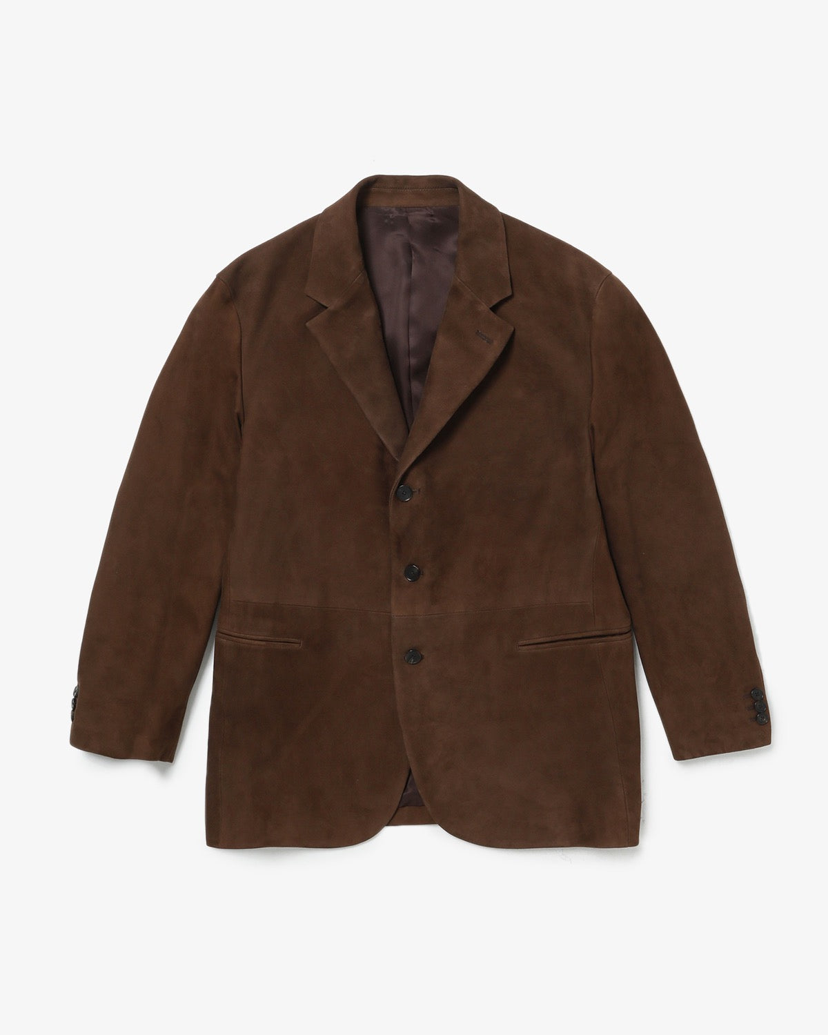 SUEDE TAILORED JACKET