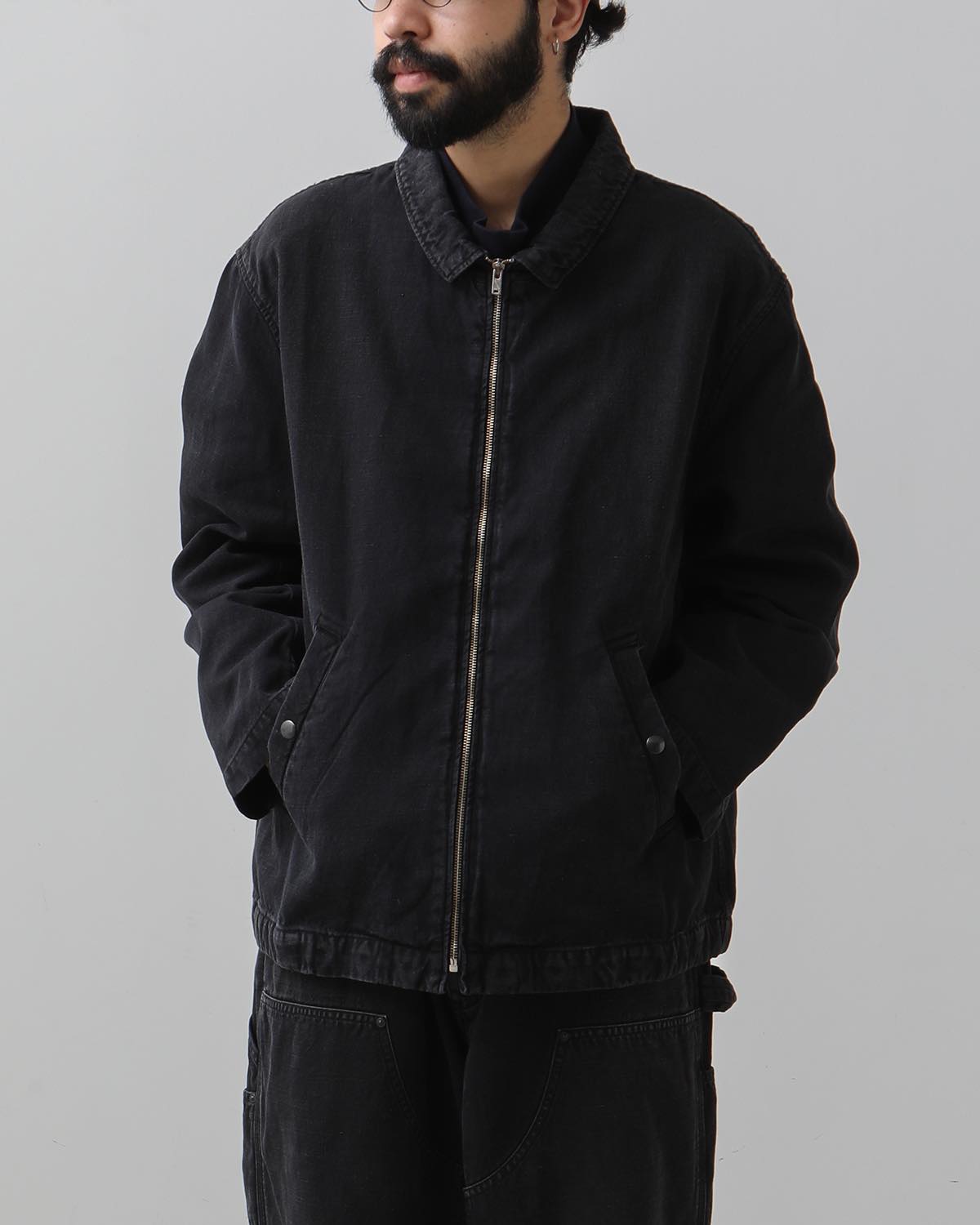 SILK HEMP FRENCH AIR FORCE PILOT JACKET