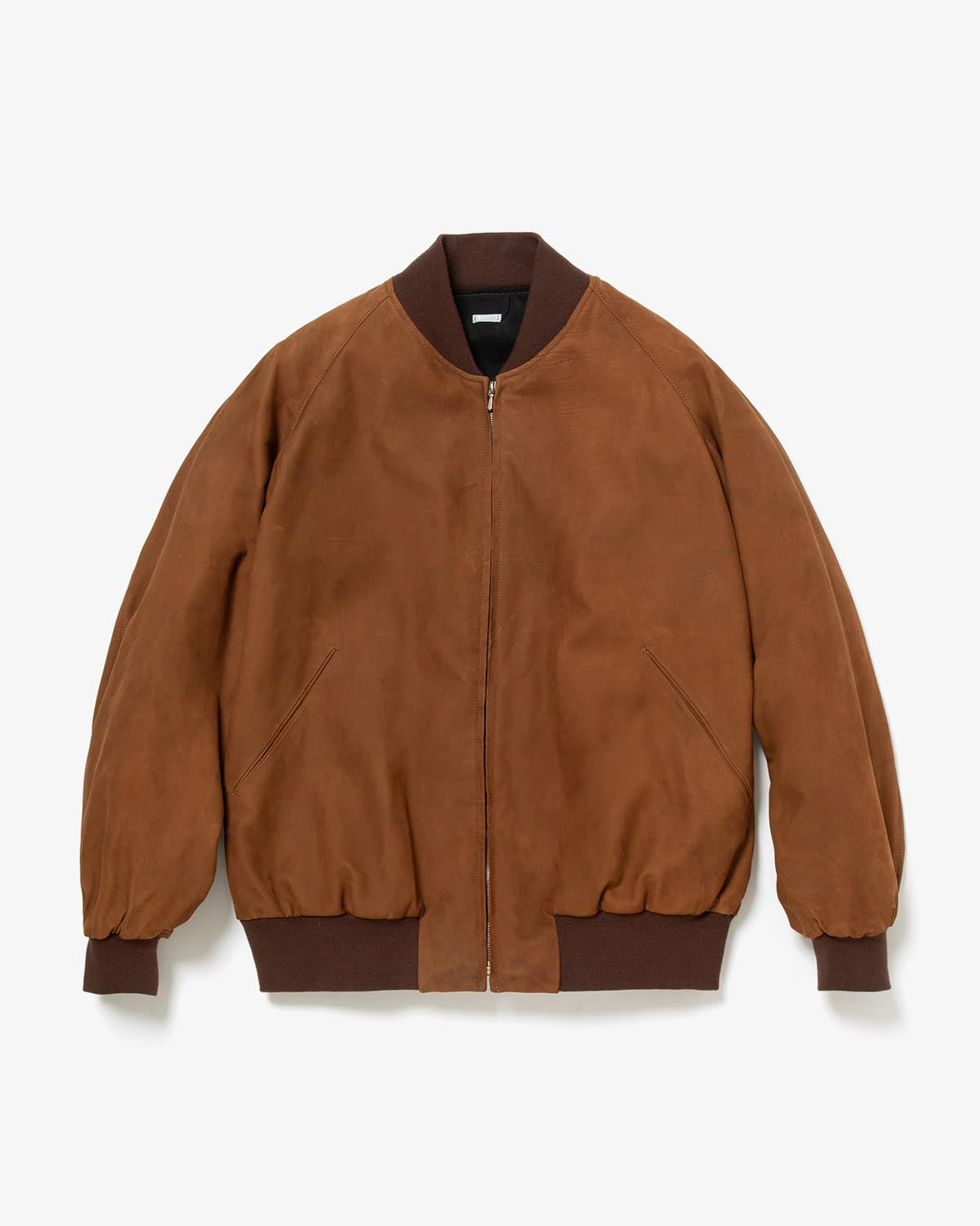 VINTAGE NUBUCK LEATHER RIB BLOUSON