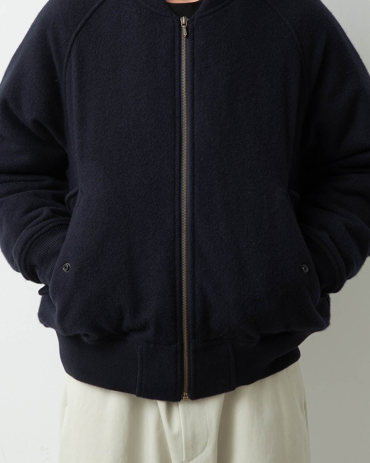 CASHMERE LIGHT FLANNEL PADDING JACKET