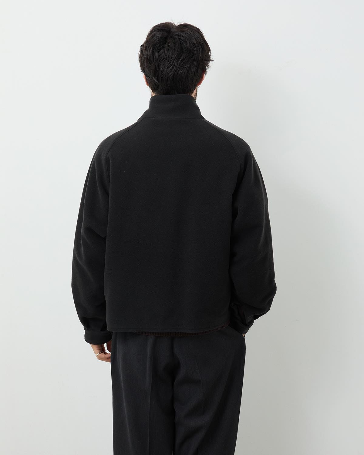 CASHMERE SILK DOUBLE FACED PILE DRIVING JACKET