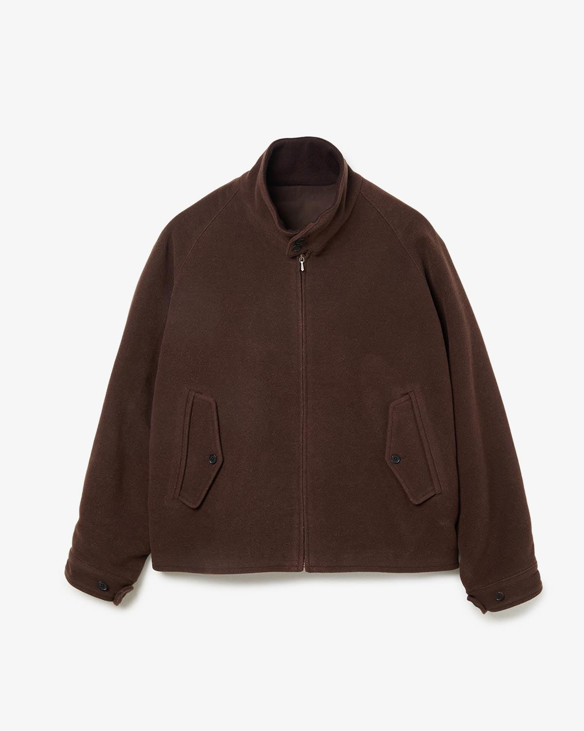 CASHMERE SILK DOUBLE FACED PILE DRIVING JACKET