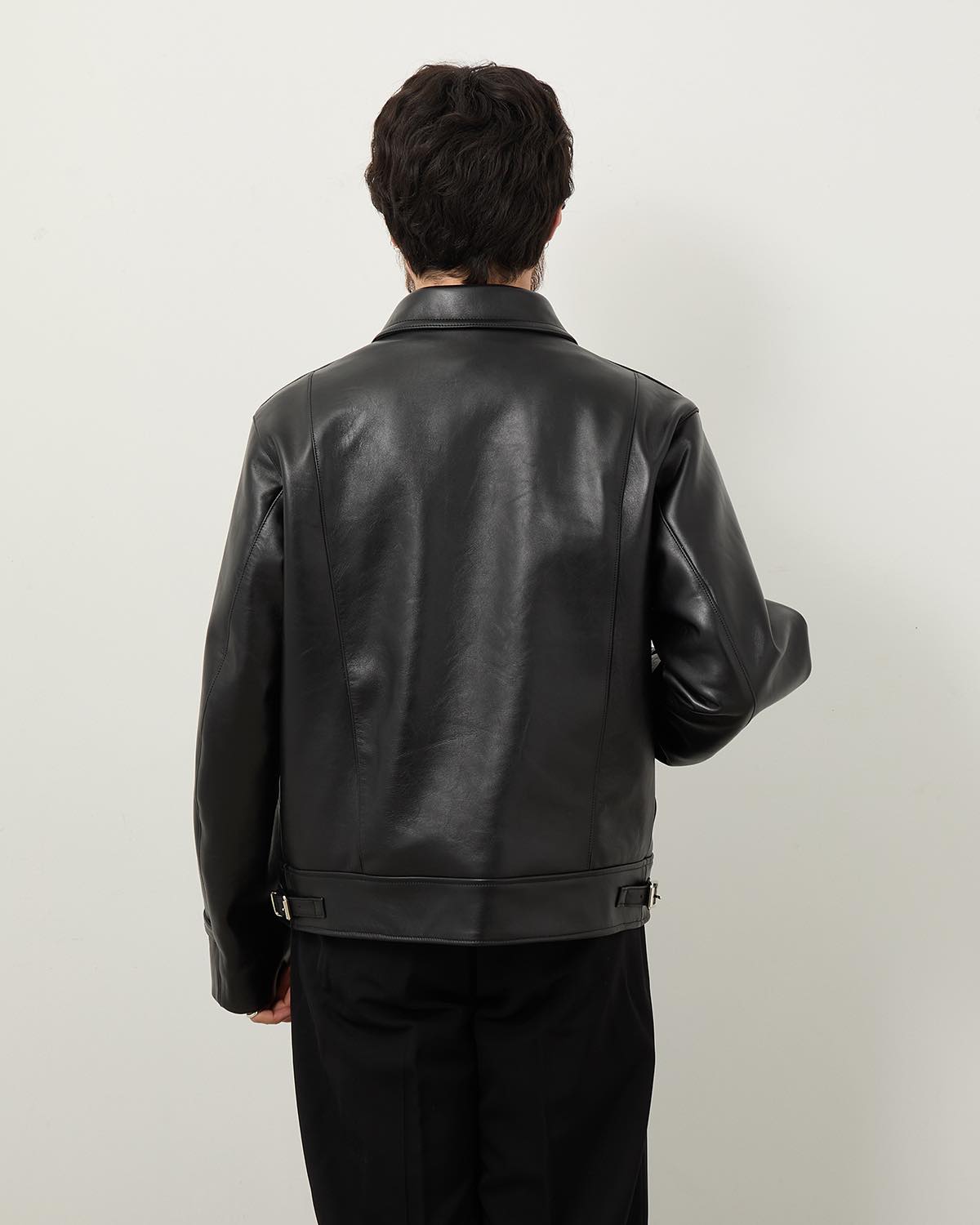 LEATHER FRENCH RIDERS JACKET