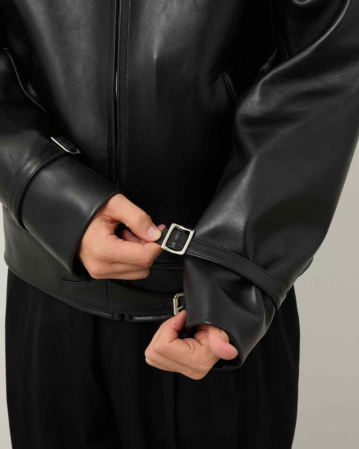 LEATHER FRENCH RIDERS JACKET