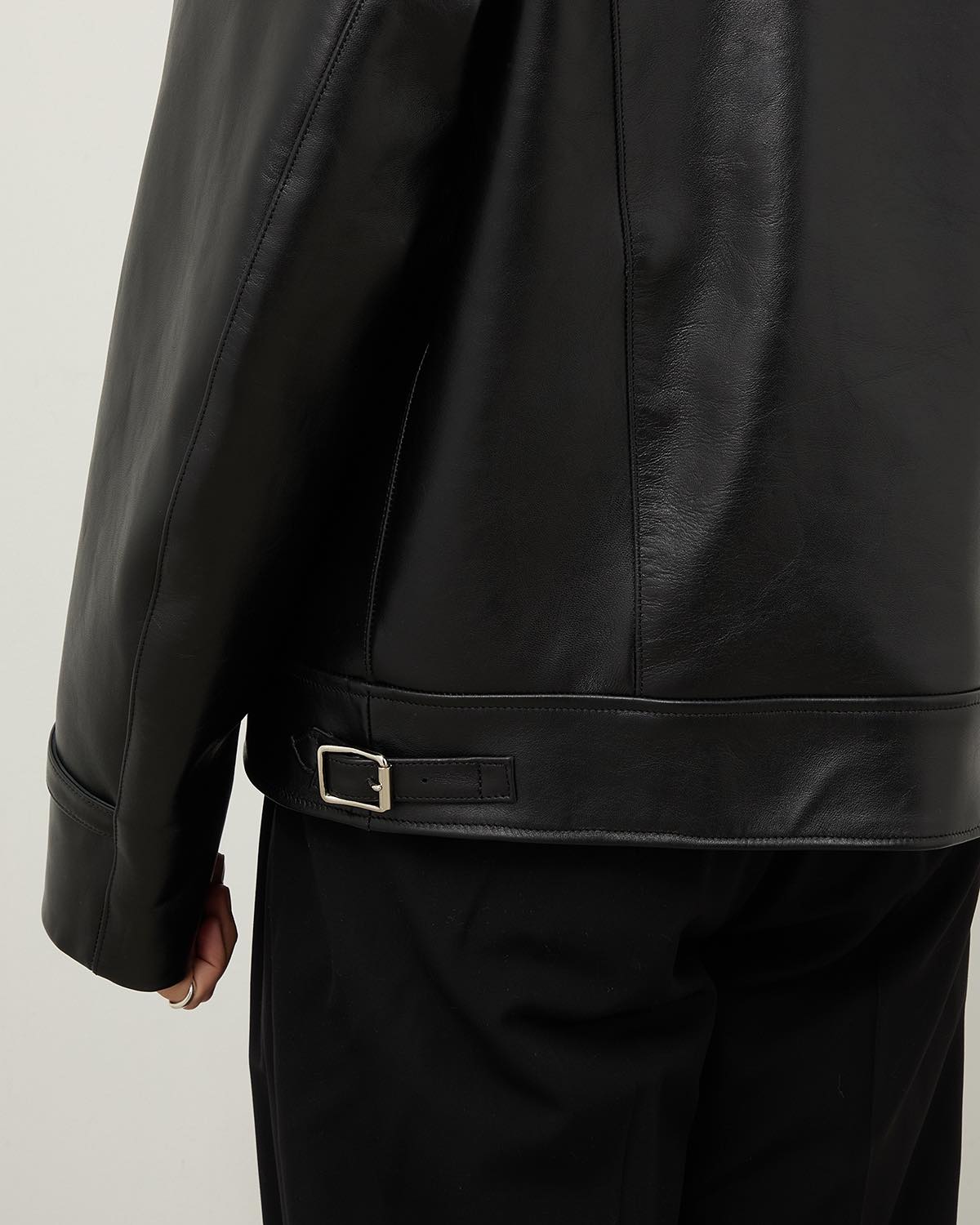 LEATHER FRENCH RIDERS JACKET
