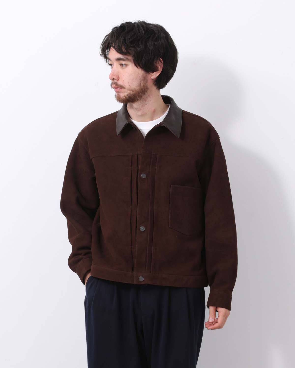 VINTAGE SUEDE LEATHER 1ST TYPE JACKET