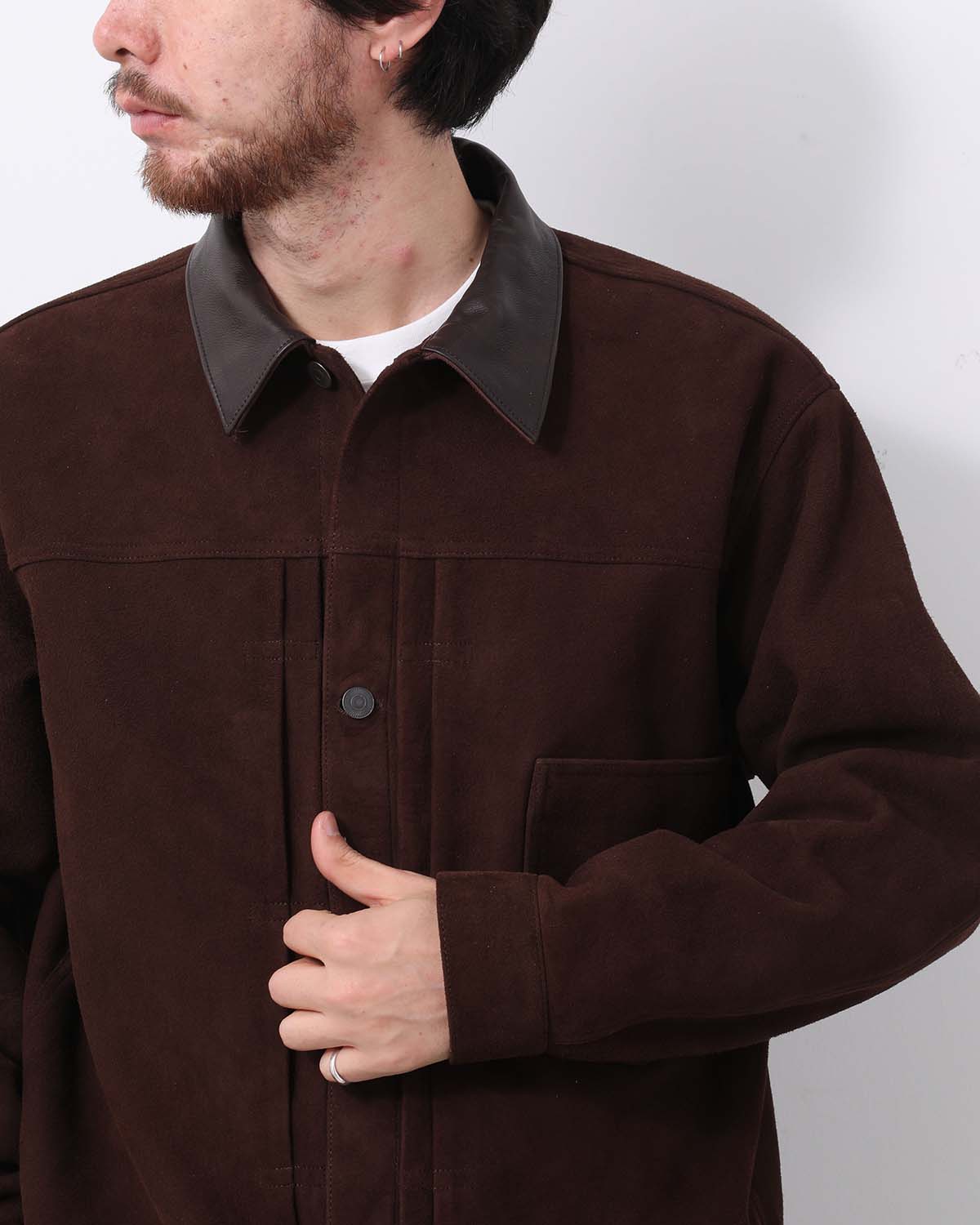 VINTAGE SUEDE LEATHER 1ST TYPE JACKET