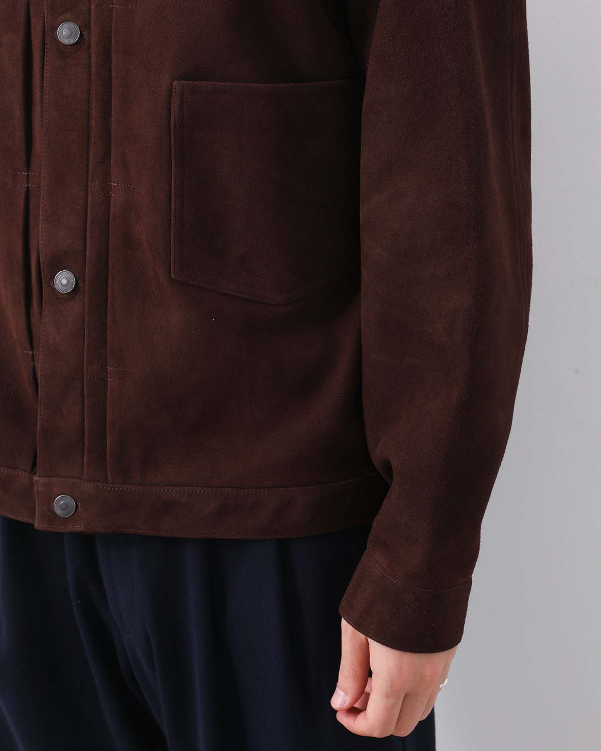 VINTAGE SUEDE LEATHER 1ST TYPE JACKET